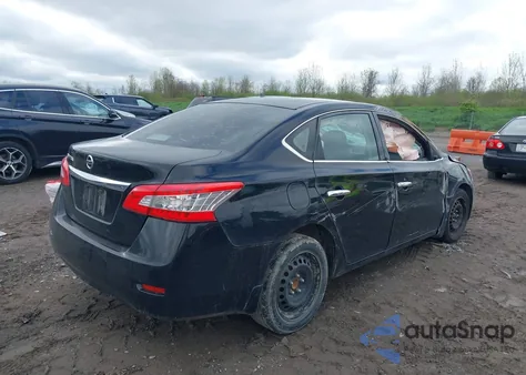 2015 Nissan Sentra S из США, поврежденный, VIN 3N1AB7AP1FY309299